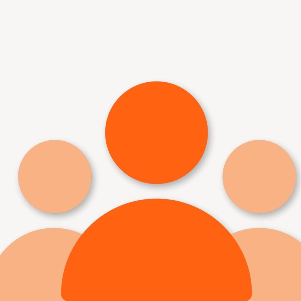 Logo Team Platzhalter in orange